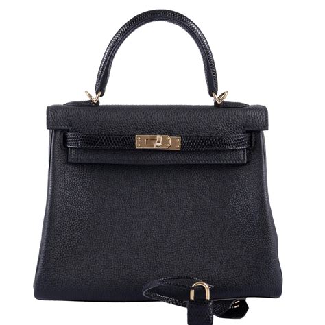 hermes kelly 25 retourne black